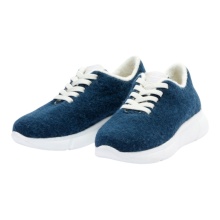 Grand Step Shoes Sneaker Cozy Wool (Wolle, antibakteriell) blau Damen